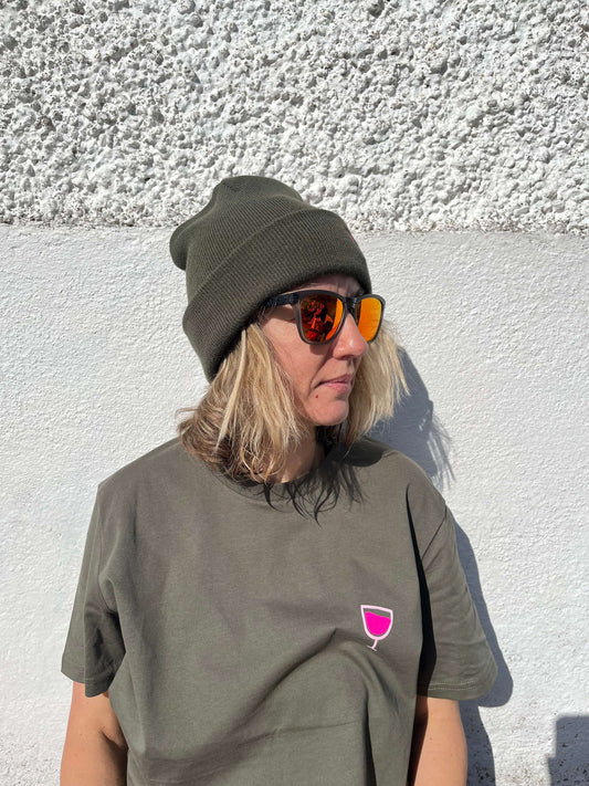 T-shirt Wine Victim | Khaki