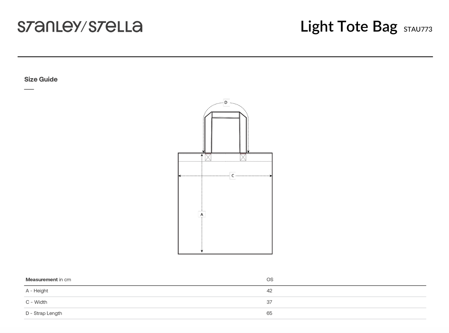 Tote Bag Natural Raw