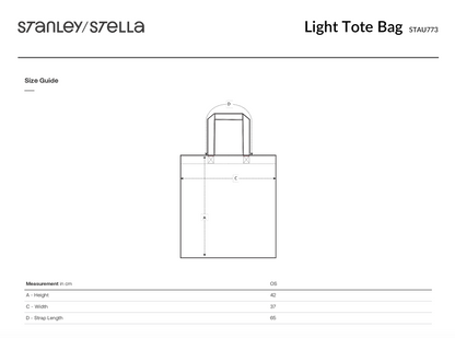 Tote Bag Natural Raw